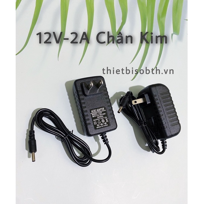 Nguồn adapter 12v-2a chân kim cho loa kéo mini, Androibox