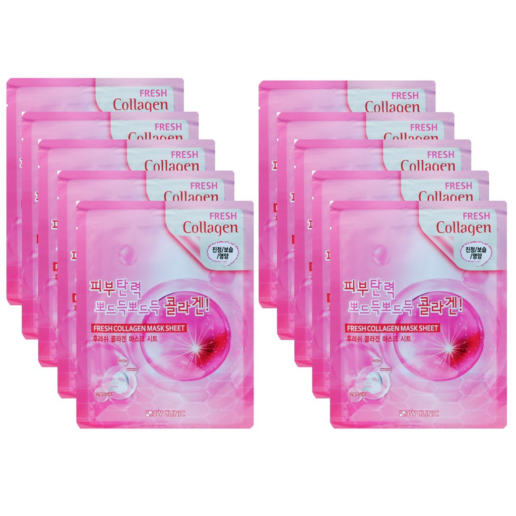 Mặt Nạ Dưỡng Da Collagen 3W Clinic Fresh Collagen Mask Sheet 23ml