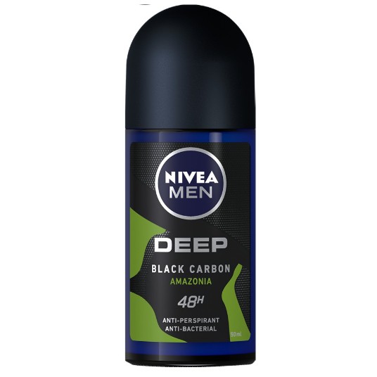 Lăn khử mùi Nivea Men Deep Black Charcoal Amazonia 50ml