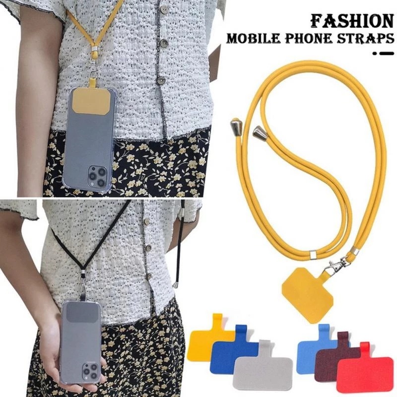 Dây Đeo Cổ Bằng Nylon Mềm Điều Chỉnh Được Chống Thất Lạc Thông Dụng Cho Điện Thoại