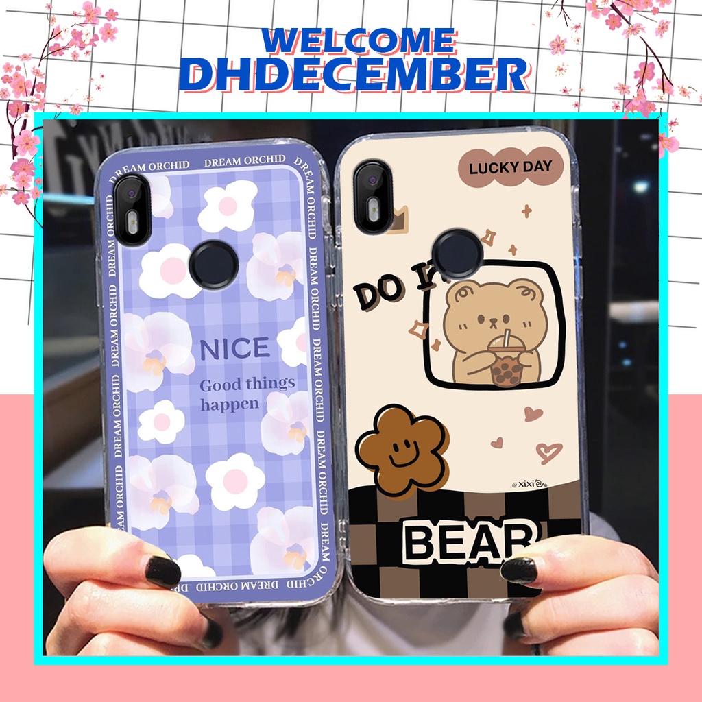 Ốp lưng Vsmart JOY 1 in hình gấu K@ws, gấu nâu, dor@emon RẺ- ĐẸP- BỀN