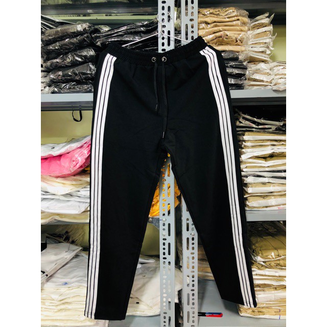 Quần 3 sọc suông unisex nam nữ phong cách thể thao hàn quốc Pants Line Trắng - Valu Store | BigBuy360 - bigbuy360.vn
