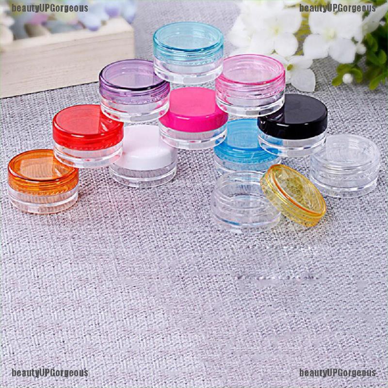 (Hàng Mới Về) Set 10 Lọ Rỗng 5ml Đựng Mỹ Phẩm Tiện Dụng