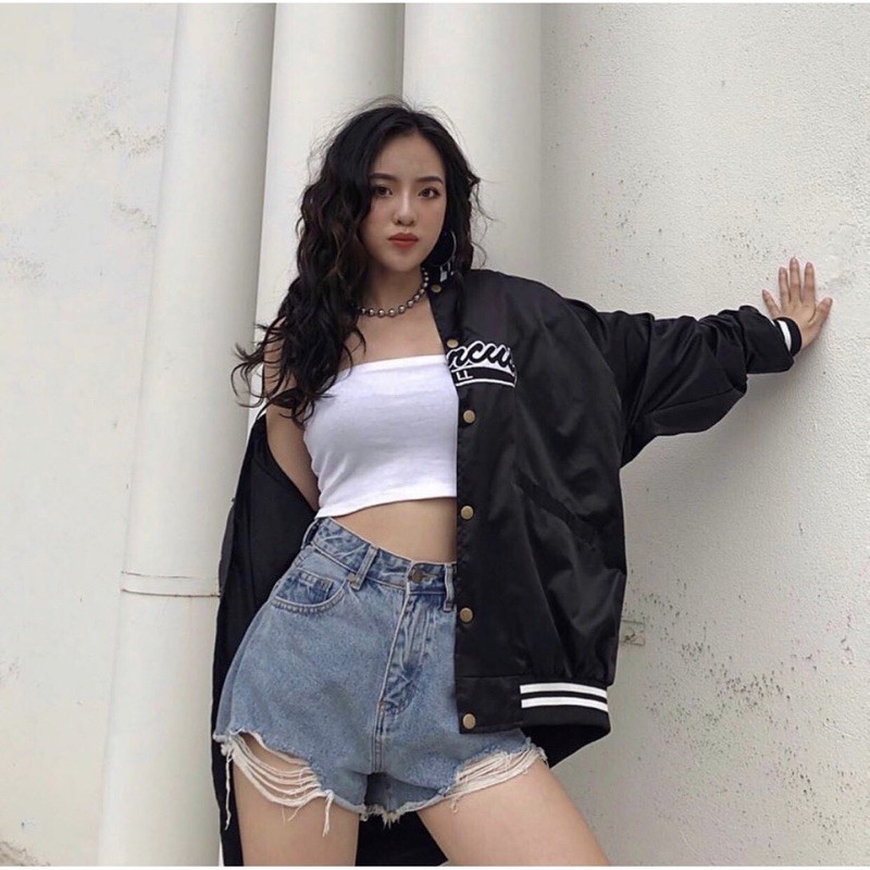 Áo Khoác Dù BOMBER MARCUS Form Rộng Tay Dài Ulzzang ❤️/Nam Nữ Unisex/FREESHIP 🧸