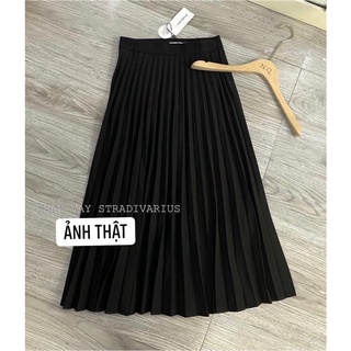 [có sẵn - ảnh thật] chân váy xếp ly