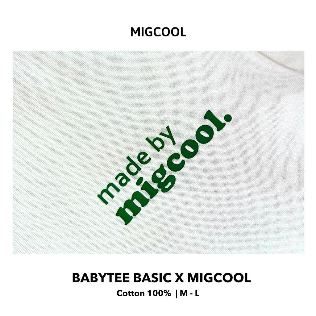 Áo Baby Tee SUMMER X MIGCOOL, áo thun nữ 100% cotton co dãn 2 chiều NEW 2023 By Migcool SM01