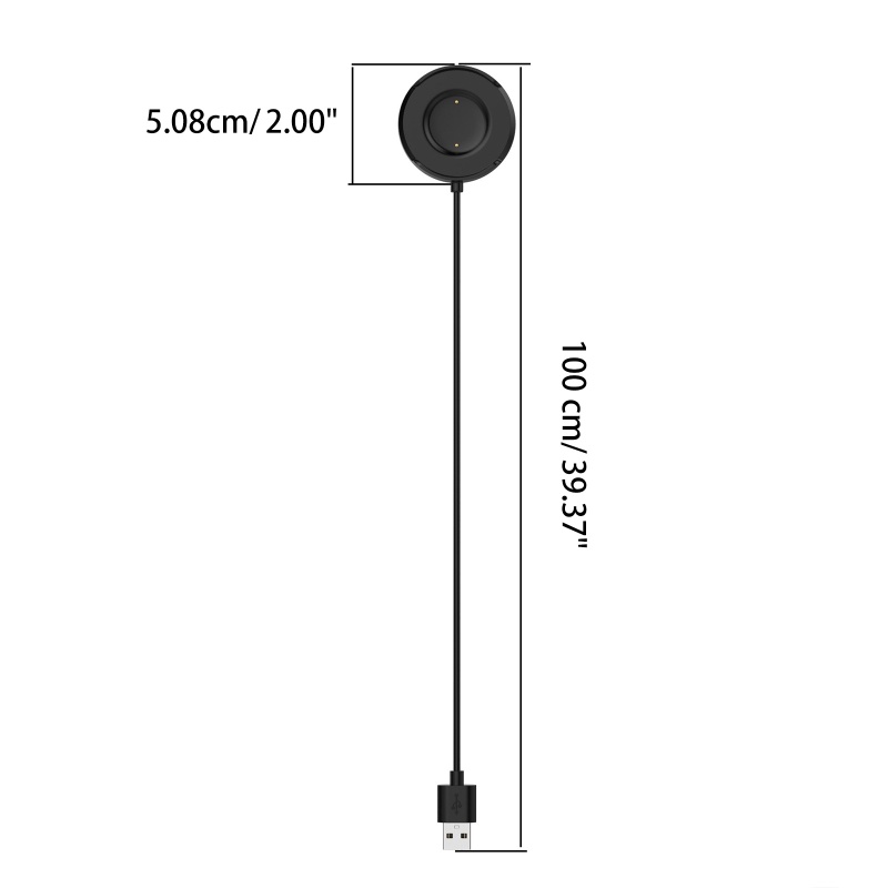 Cáp Sạc Nhanh USB Màu Đen Cho Đồng Hồ Thông Minh Vivo Iwatch 2