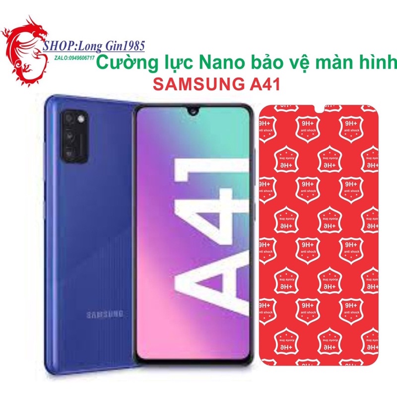 Samsung A41 Cường lực Nano chống va đập chống trầy xước