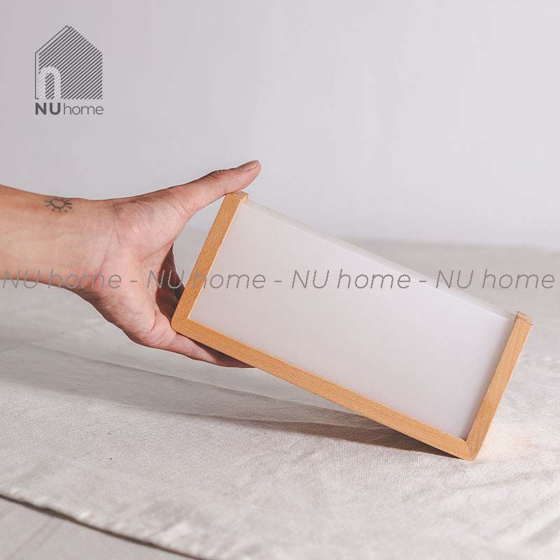 nuhome.vn | Bảng tên để bàn - Budo, bảng chức danh tam giác bằng gỗ cao cấp thiết kế sang trọng và đẹp mắt