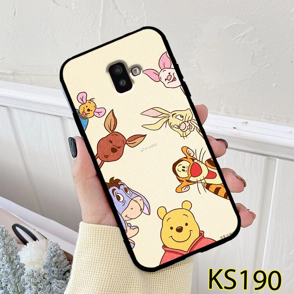 Ốp lưng Samsung J6-2018/J6 Plus/J8-2018 Plus in hình Gấu Pooh  siêu đẹp, độc, lạ_KINGSTORE.HN_Ốp SS J6/J6 Plus/J8