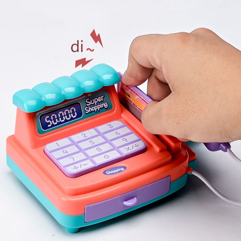 Bộ Đồ Chơi Tính Tiền Sử Dụng Được 18 Món Cho Trẻ Từ 3-6 Tuổi