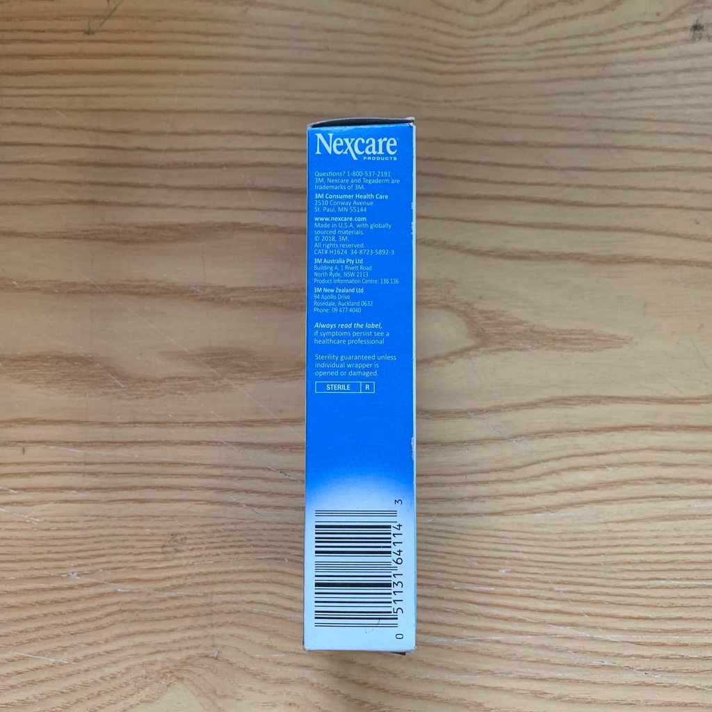 Gạc vô trùng chống thấm nước Nexcare 3M H1624, sản xuất tại Mỹ, 8 miếng/hộp _Chính hãng Mask3M