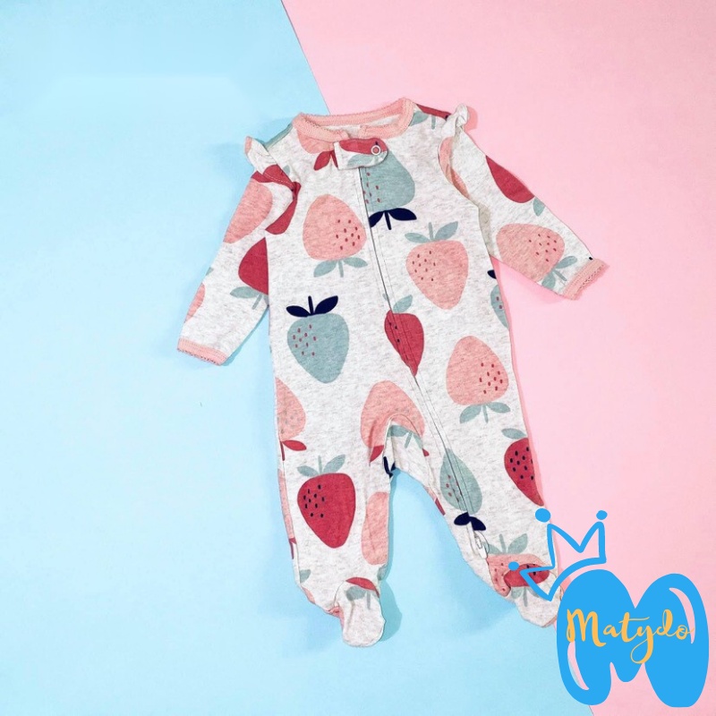 Body cho bé dài tay MATYDO bodysuit cho trẻ sơ sinh liền tất cho bé 6-9 tháng