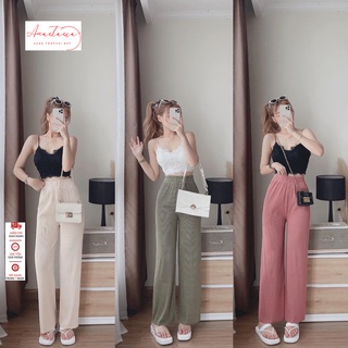 Quần cotton tăm ống suông siêu hack dáng