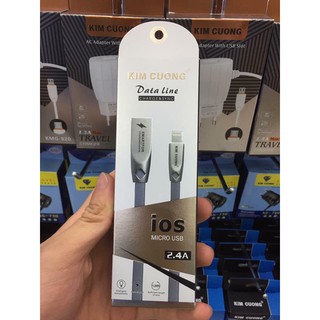 Dây sạc iphone kim cương