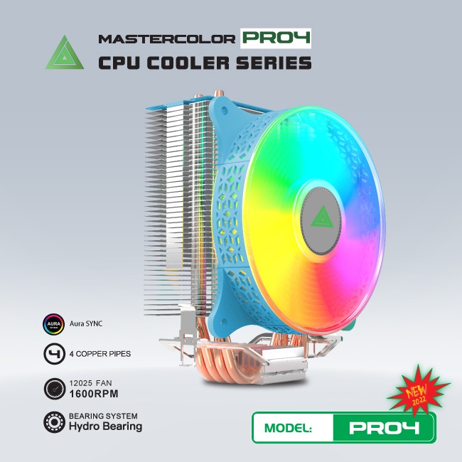 Tản nhiệt CPU VSPTECH PRO4 dành cho Socket AMD và Intel LGA 115X/LGA 1366/LGA 2011