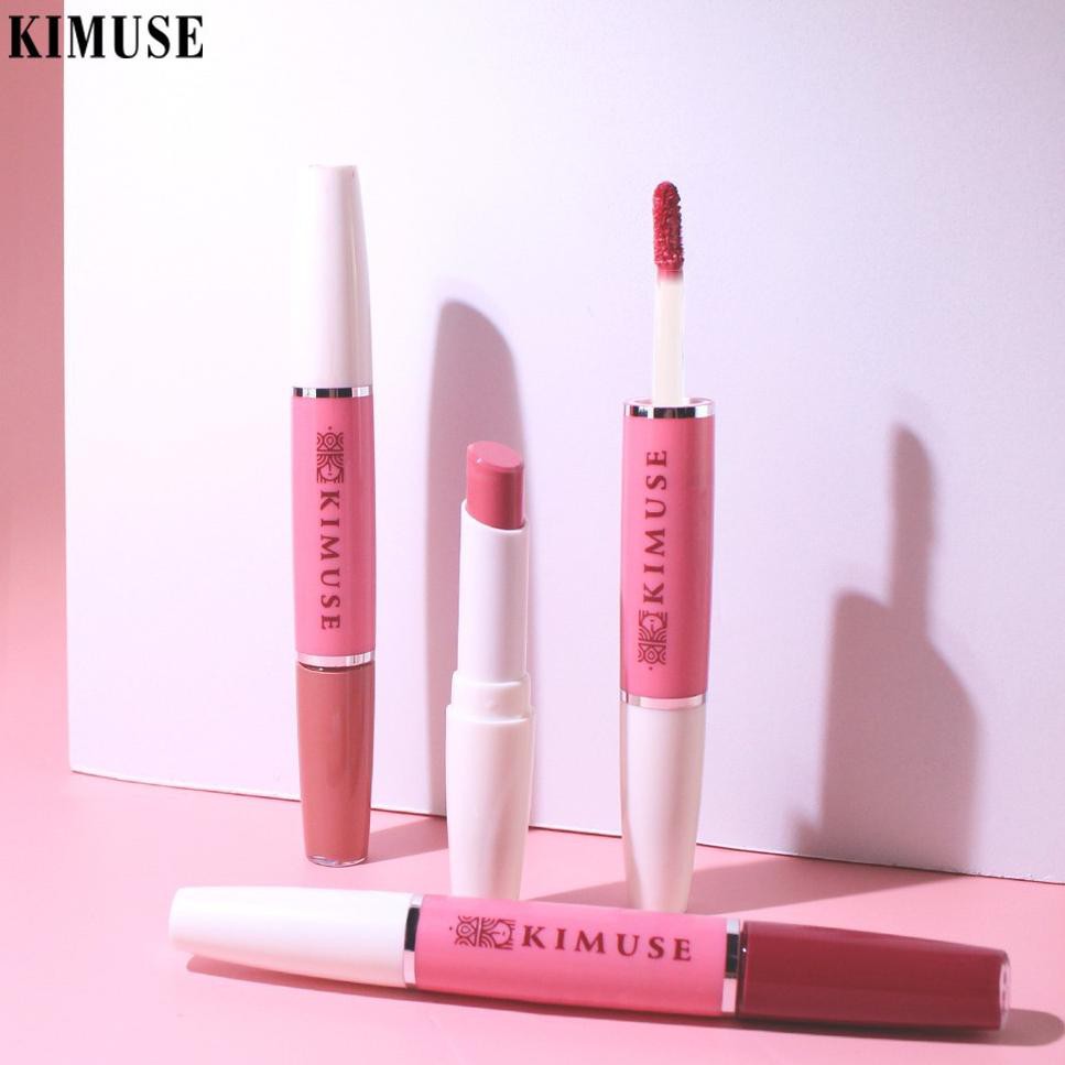 (Hàng Mới Về) Son Lì 2 Trong 1 Thương Hiệu Kimuse 17ap8bt | BigBuy360 - bigbuy360.vn