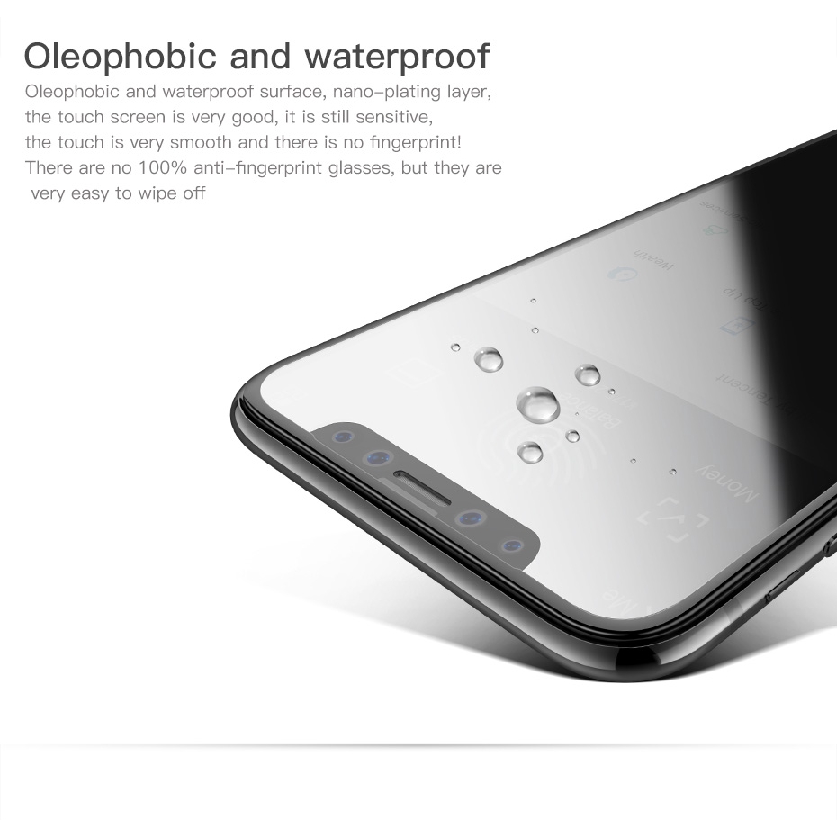Kính Cường Lực 9h Chống Nhìn Trộm Cho  Compatible For iPhone X Xs Xr 11 Pro Max