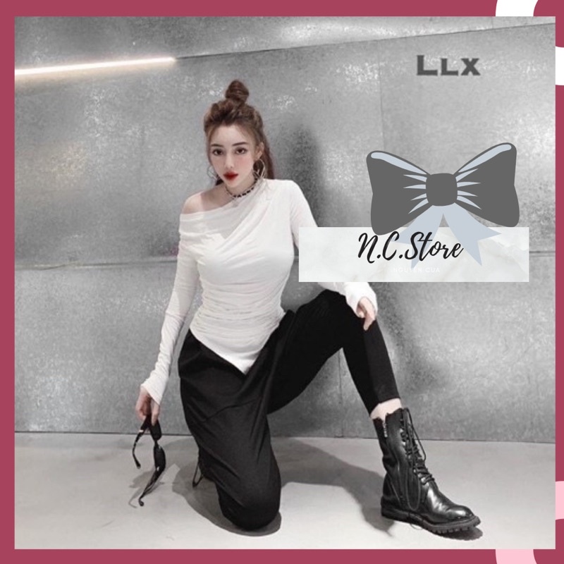 Set Áo giấy Vạt + Quần Bom cực Xinh