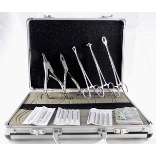 Set vali 5 kìm xỏ khuyên chuyên nghiệp, đồ xỏ khuyên