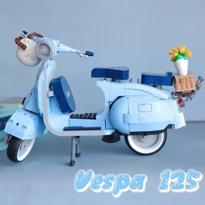 Đồ chơi Lắp ráp mô hình Technic 65566 xe vespa 125