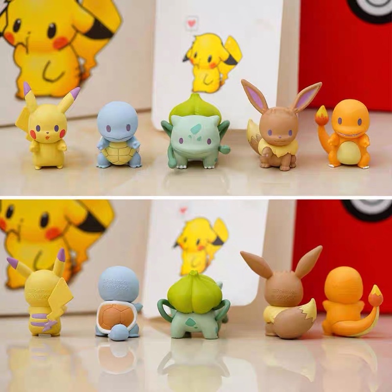 Mô hình pokemon pikachu trang trí tiểu cảnh trang trí bánh dễ thương