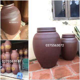 Chum sành ngâm rượu size to loại 50L/100L/150L Bát tràng