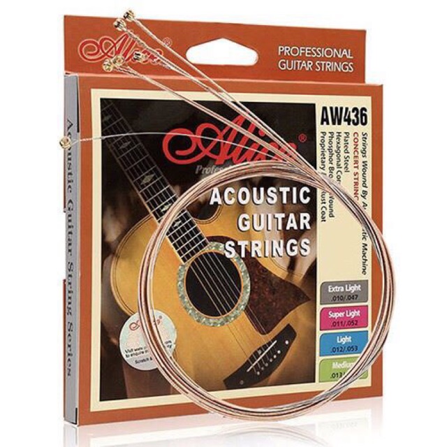 Dây Guitar Acoustic ALICE AW436 (cỡ 11-52)