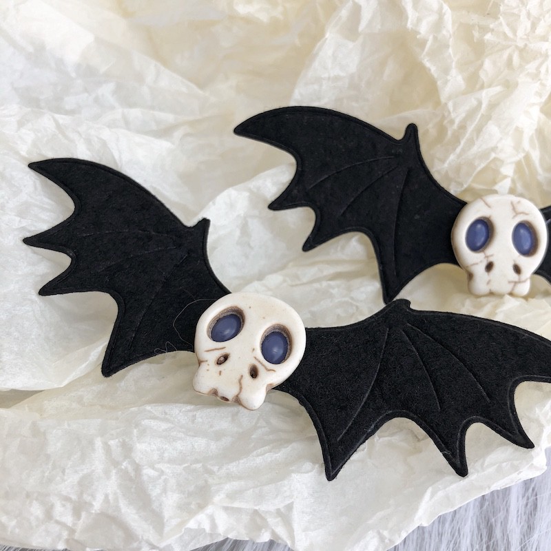 Kẹp Tóc Hình Cánh Dơi Hóa Trang halloween y2k