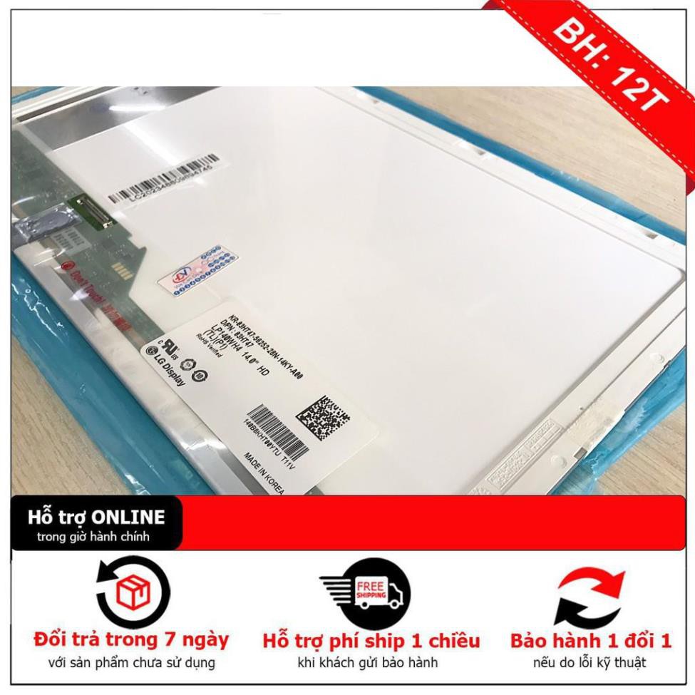 MÀN HÌNH LAPTOP 14 INCH LED DÀY 40 PIN 1366 x 768 (LG), THAY THẾ CHO NHIỀU DÒNG LAPTOP