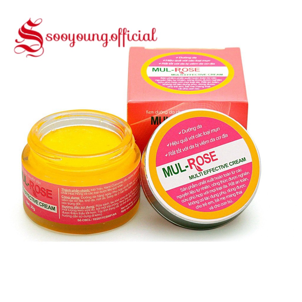 [Chính Hãng] KEM ĐA NĂNG MUL ROSE 30G