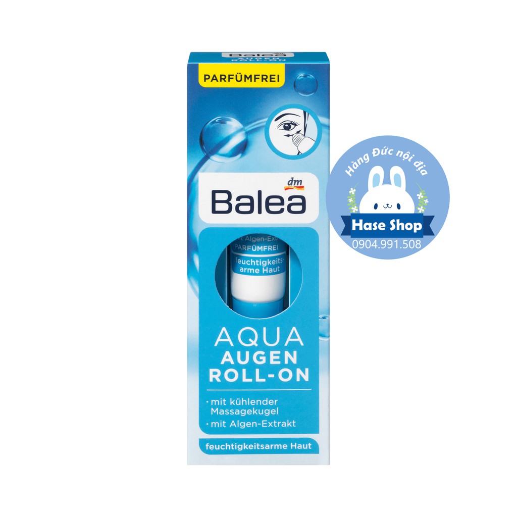 Lăn mắt Balea Aqua nội địa Đức đủ bill