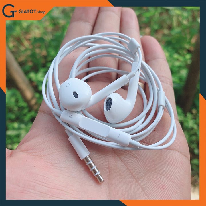 Tai nghe nhét tai có míc và chân cắm 3.5mm mới