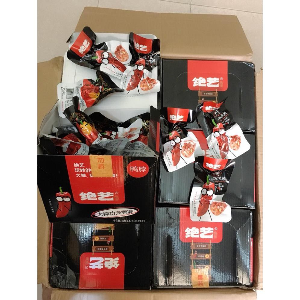 Cổ Vịt Dài Cay - Gói 50gr Tặng Kèm Khăn Ướt