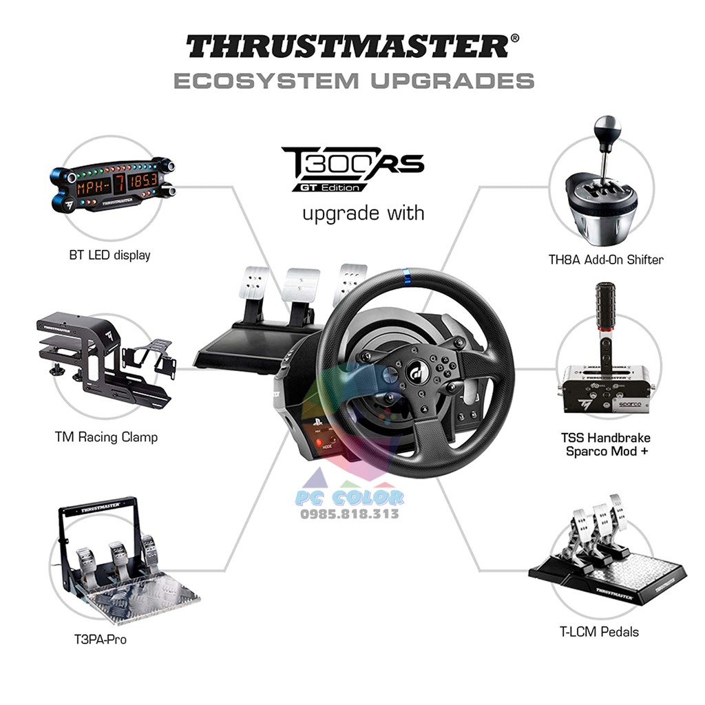 Bộ Vô Lăng Thrustmaster T300 RS GT Edition - Racing Wheel (P5,PS4,PS3, PC) HÀNG CHÍNH HÃNG | BigBuy360 - bigbuy360.vn