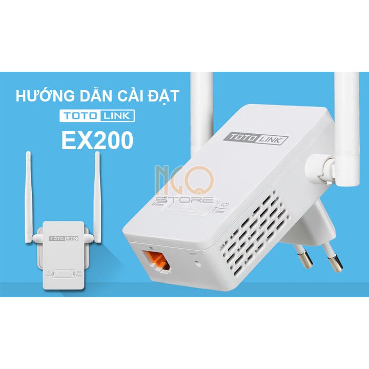 Bộ thu phát sóng wifi Totolink EX200 - [BH chính hãng 24 tháng] | BigBuy360 - bigbuy360.vn