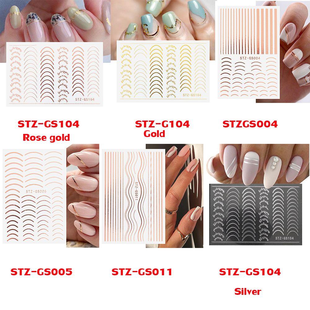 Miếng Dán Trang Trí Móng Tay Họa Tiết Cẩm Thạch 3D Lấp Lánh