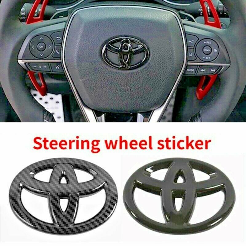 Miếng Dán Logo Trang Trí Vô Lăng Xe Hơi Toyota Corolla Camry Supra CHR