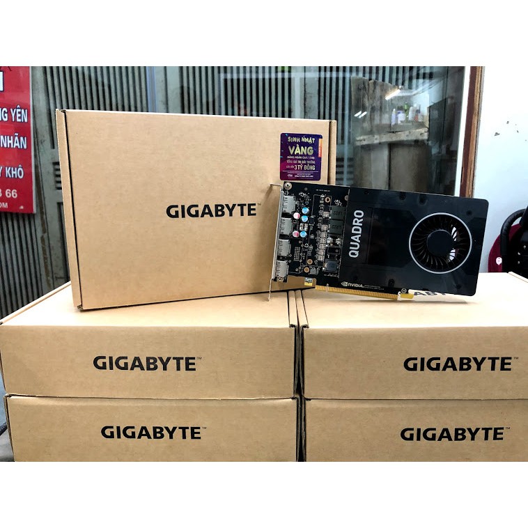 Card màn hình VGA Quadro P2000 5Gb/GĐR5 chuyên đồ hoạ. Mới 100%, nguyên hộp hàng chính hãng TLC