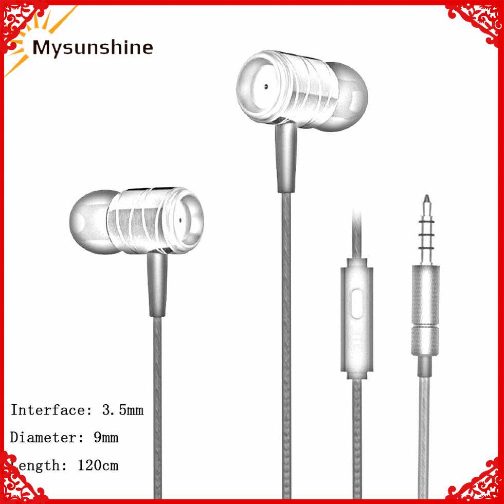 Tai Nghe Nhét Tai Có Dây Bằng Kim Loại Chất Lượng Cao Cho Iphone | BigBuy360 - bigbuy360.vn