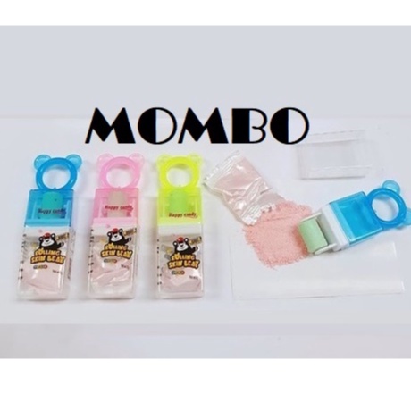 Kẹo mút lăn chấm bột rolling skin