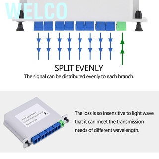 Bộ chia 8 cổng quang cassette PLC
