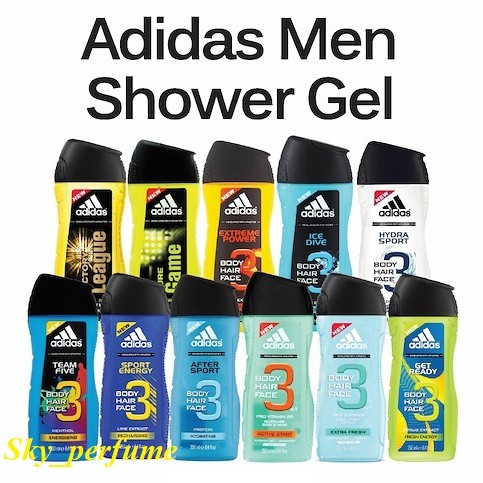 [Adidas - Hàng nhập khẩu] Sữa Tắm Gội Toàn Thân Adidas 3 in 1 (250ml/400ml)