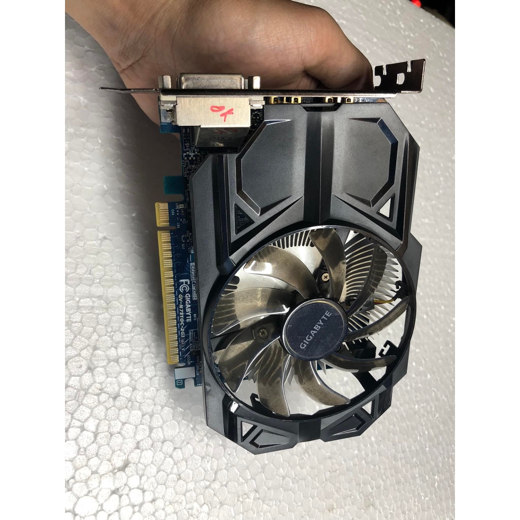 Card màn hình VGA GIGA 750 N75TOC 2G DDR5