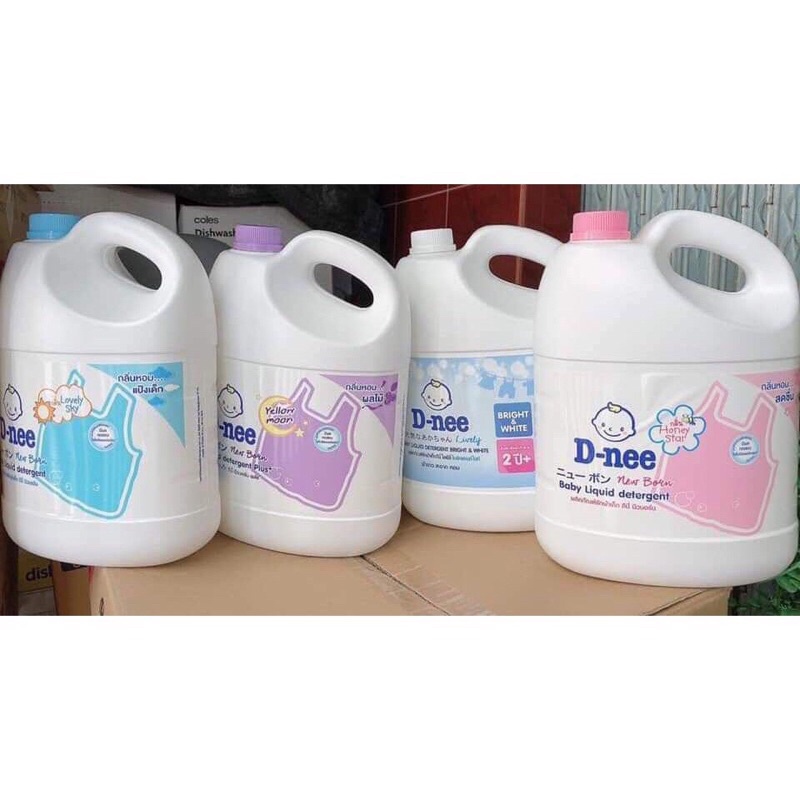 Nước giặt DNEE thái lan chuẩn team đại thịnh can to 3000ml