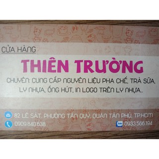Nguyên Liệu Thiên Trường