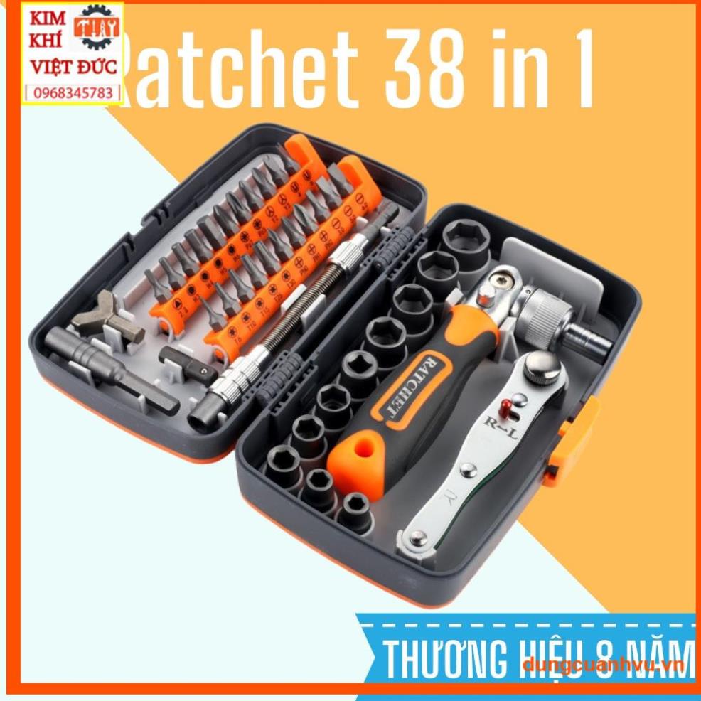 Bộ tool đa năng Ratchet 38 in 1