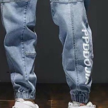 Quần Jean Nam-Quần Bò Nam BH4201XM Phong Cách Ống Joger Phối Chữ Cá Tính | BigBuy360 - bigbuy360.vn