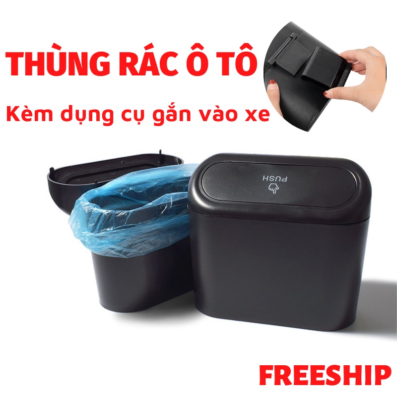 Thùng Rác, Thùng Rác Thông Minh Dùng Trong Xe Hơi - AUTO BEN