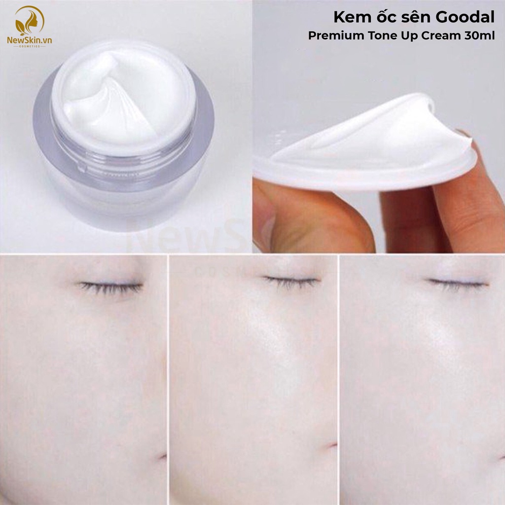 Kem Trắng Bật Tone Da Chiết Suất Ốc Sên Goodal Premium Snail Tone Up Cream Korea 10ml